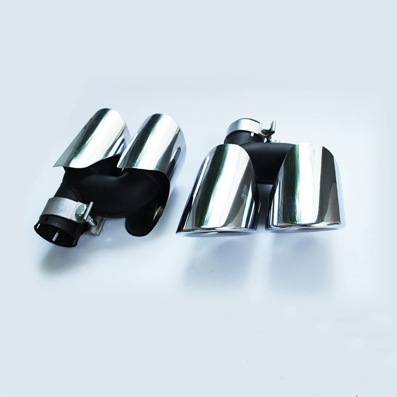 09-13 paramela For 17-18 Porsche paramela GTS Exhaust head Four row blowhole tail throat stainless steel exhaust pipe tail throat - Color: 09-13 paramela