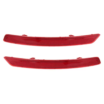 

Hot 2X Car Rear Tail Bumper Reflector Reflective Stripe Cover Warning Fog Lamp Light For Citroen C5 2010 2011 2012