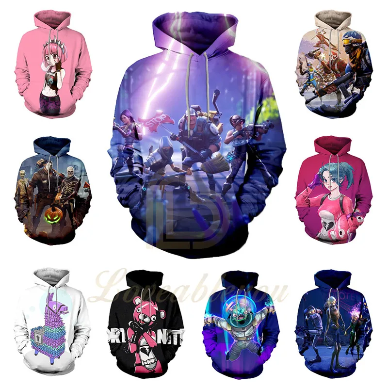 

New Game 3D Off White Hoodie Children Hoodies Streetwear Hip Hop Warm Hoody Sweatshirts Hoodie Harajuku