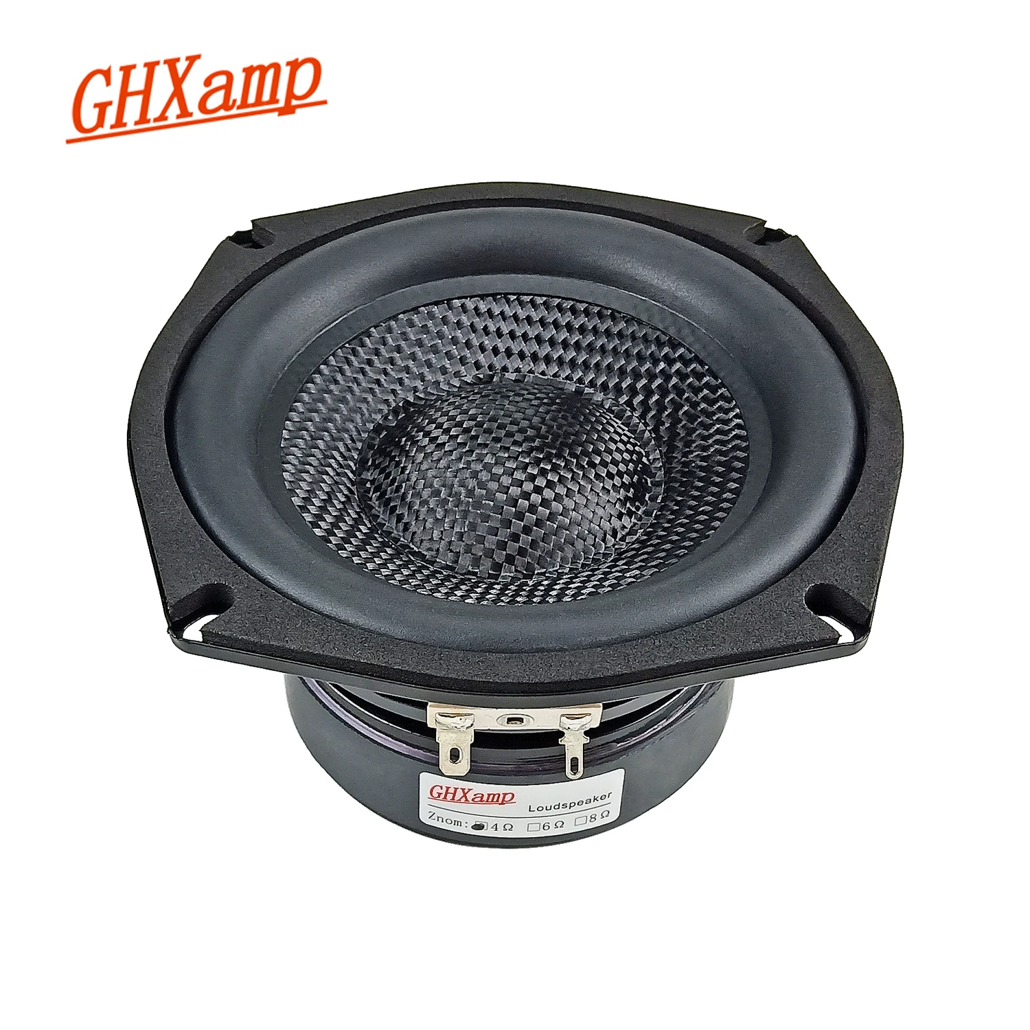 Subwoofer Speaker 5.25 Inch 133mm Square Fiberglass Home Theater PC Car Audio Upgrade High-power HIFI Sound 4OHM 1pc