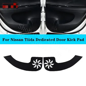 

Puou high quality For Nissan Tiida 4pcs Car Inside Door Cover Pad Scratch Protection Anti Kick Pad Car Interior Accessories