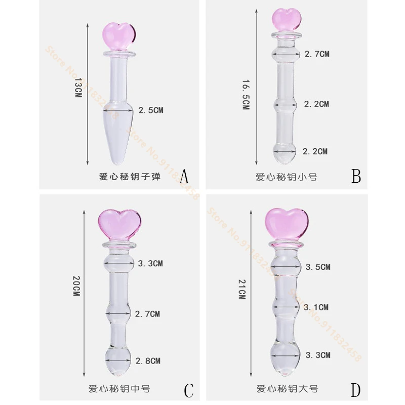 Kristallglas Dildo Und Analperlen Plug Für Analstimulation_voghion.com