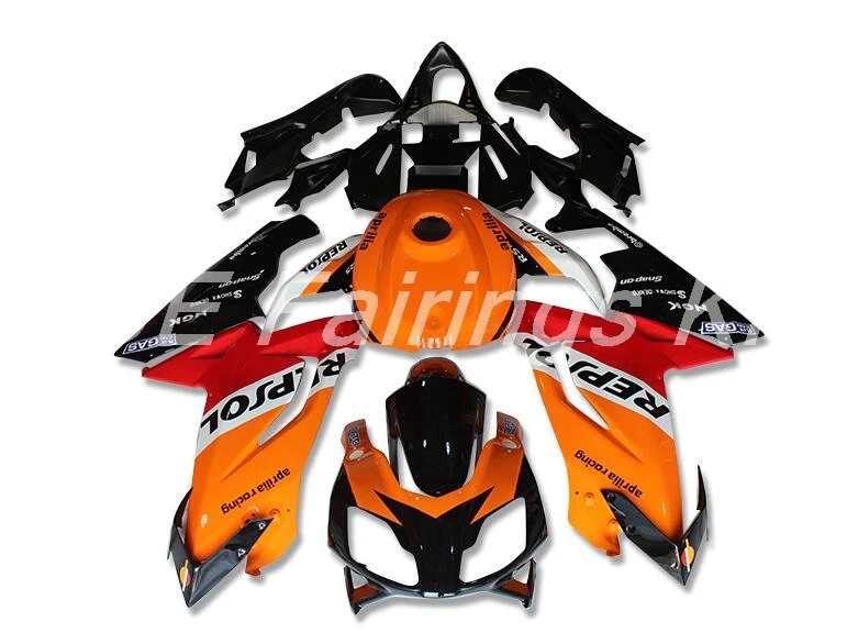 ABS литья под давлением велосипед обтекатель комплект подходит для Aprilia RS125 06 07 08 09 10 11 RS4 RSV 125 2006-2011 Обтекатели Горячая repsol