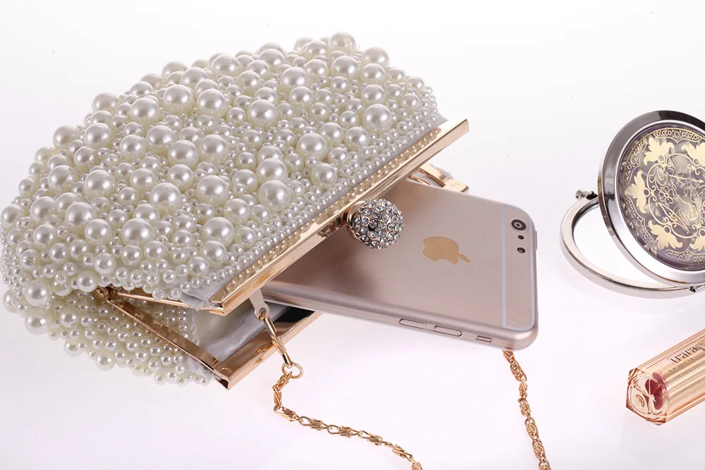 Craft Bag Beaded Bag with Pearl Bag