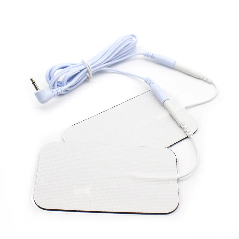 50 Pcs 2-Pin 4-Pin Electrode Lead Wires Connecting Cables For Electrode Pad TENS Pulse Therapy Massager Stimulator 2.5mm Plug