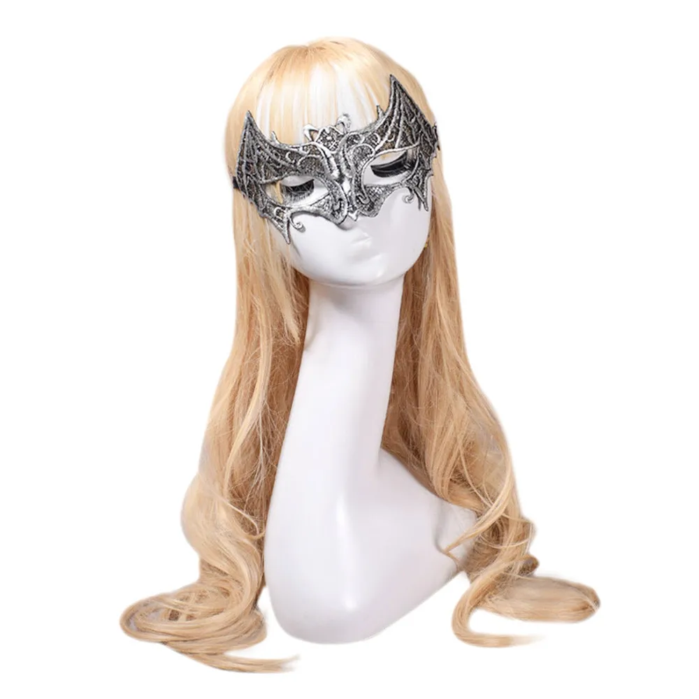 Patchwork Masquerade Lace Mask Cat woman Halloween Cutout Prom Party Mask Accessories beautiful mascaras de latex realista