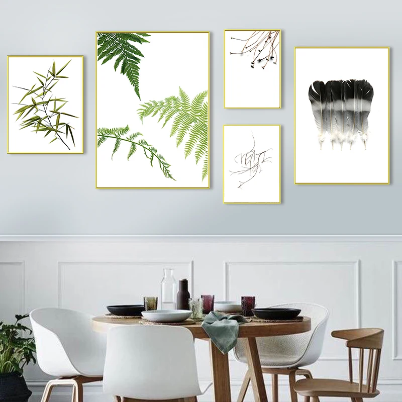 DP117 北欧简约植物装饰画-6==