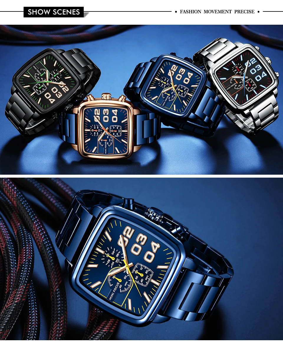 MINI FOCUS Quartz Watch for Men Waterproof_voghion.com