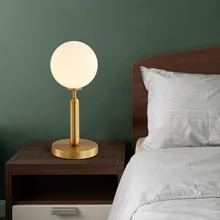 Nordic потолочный светильник для девочек с узором в виде «контракт и современная спальня стеклянный Рабочий стол домашняя Светодиодная лампа головы номер