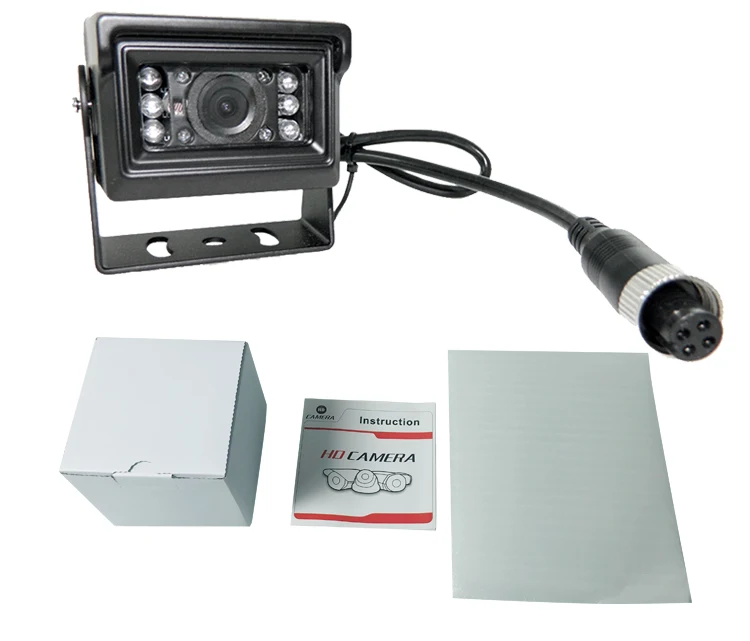 HYFMDVR камера заднего вида 12 в коробка грузовик комбайн изображения системы автомобиля HD ночное видение инфракрасный