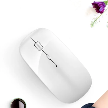 

Rechargeable Wireless Optical Mouse Silent Ergonomic Computer Mouse 1600 DPI Ultra Slim Noiseless Small Mouse For Laptop Mac PC