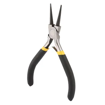 

8 Style Portable Durable Carbon Steel Forging Jewellery Pliers Light Weight Making Beading Mini Pliers Tool Round Flat Long Nose