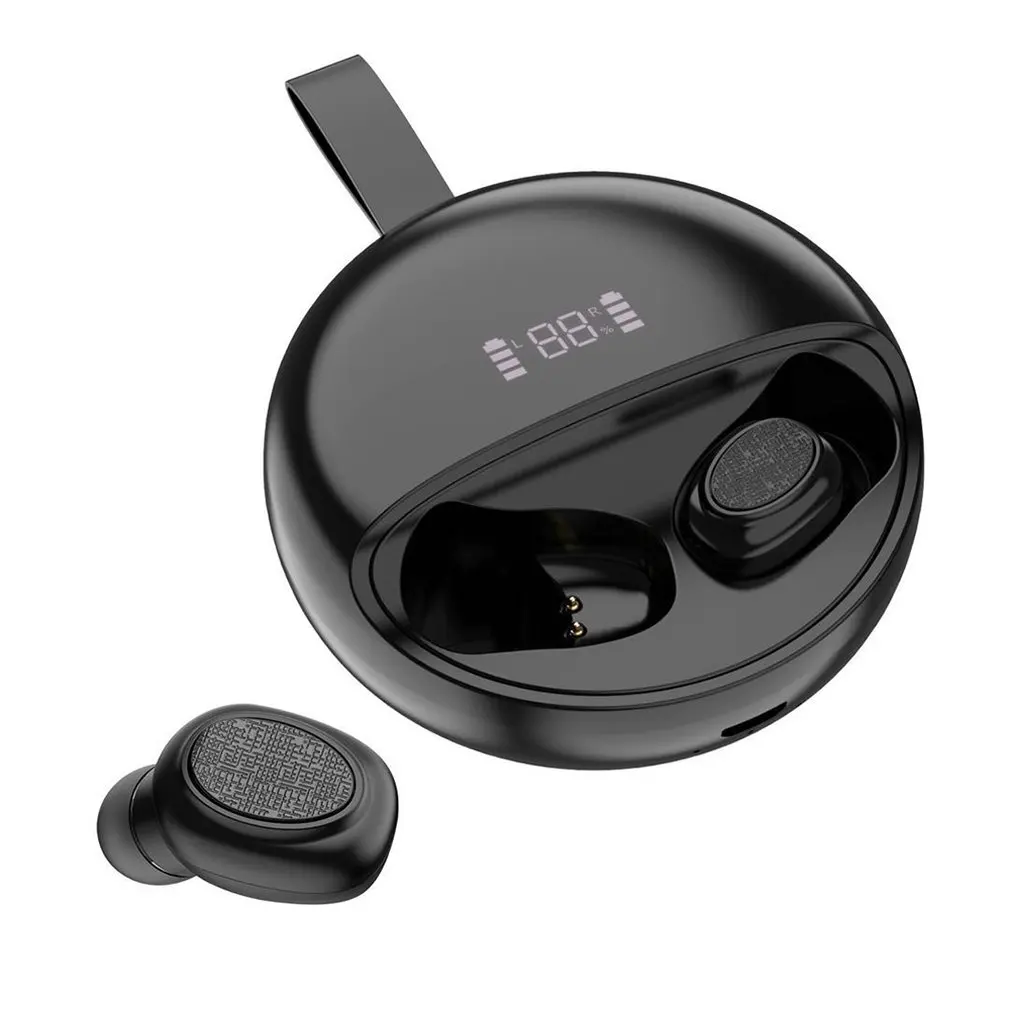 

Wireless Bluetooth Earphones 360 Rotation Hifi Stereo TWS Bluetooth 5.0 Earphones True Wireless Headset With Mic For Smart Phone