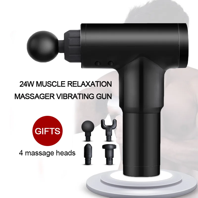 

Tissue Massage Gun Muscle Massager Muscle Pain Management after Training Exercising Body Relaxation Slimming Shaping Pain Relief