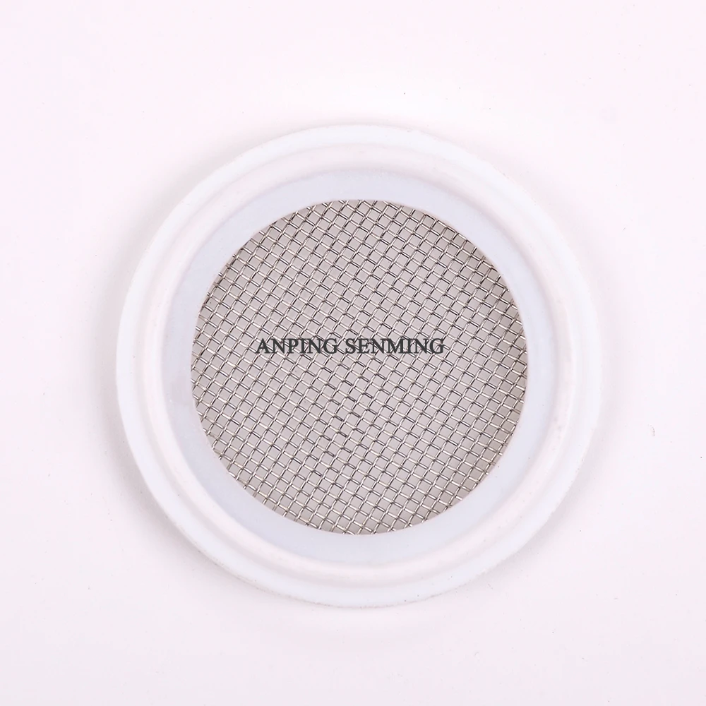 

2.5" 18 Mesh PTFE Sanitary Tri-Clamp Screen Gasket. FDA Standard