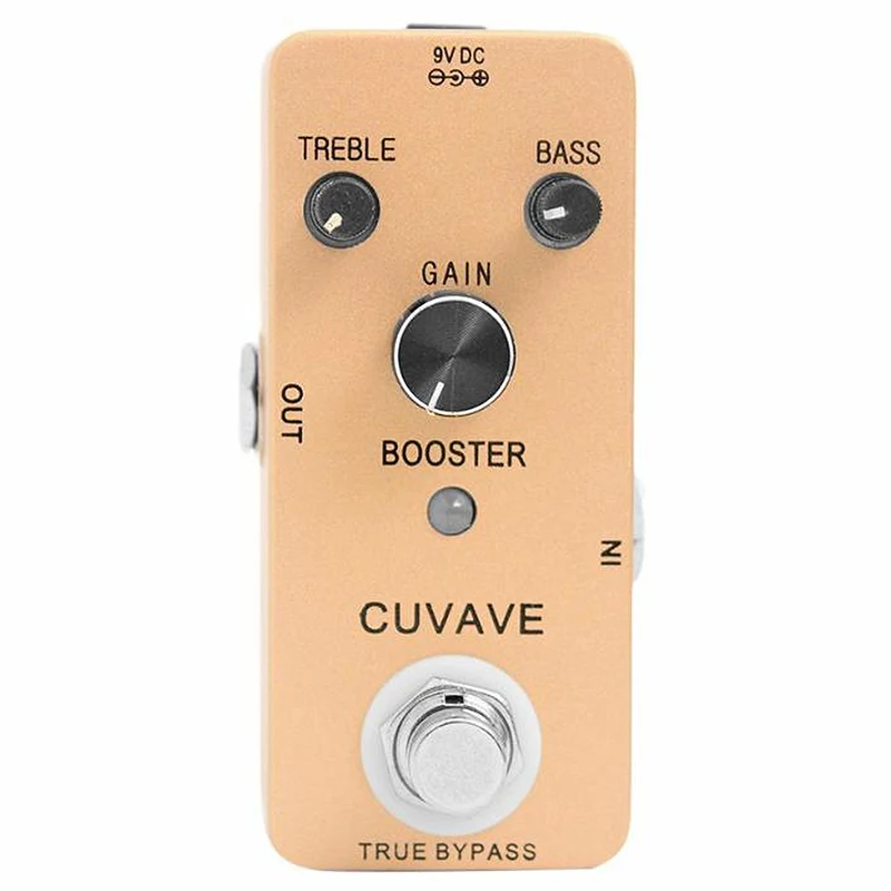 Cuvave Pure Booster 2-полосный Eq True Bypass педаль для создания гитарных эффектов | Спорт и