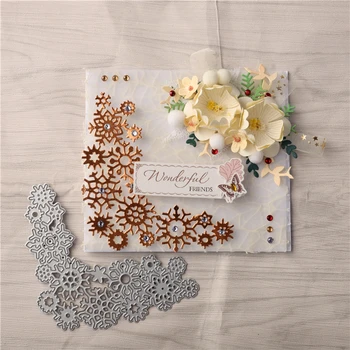 

YaMinSanNiO Flower Lace Border Dies Frame Metal Cutting Dies New 2020 for Card Making Scrapbooking Die Cuts Stencil Craft Decor