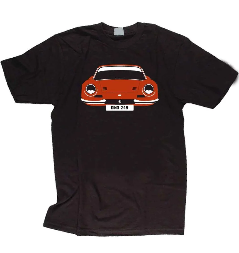 Custom T-Shirt - Dino 246 Choose Car'S Colour &amp What Appears on Plate New Men T Shirt Fashion Popular Style Man Design A |