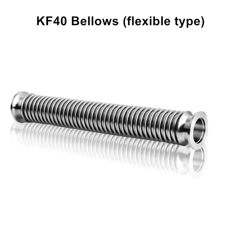 Soufflet de tuyau flexible en acier inoxydable, 6 000 soufflets de tuyau,  raccord de connecteur de tuyau, soufflet sous vide Gluttge, KF40, longueur  de 100 à 1000mm - AliExpress