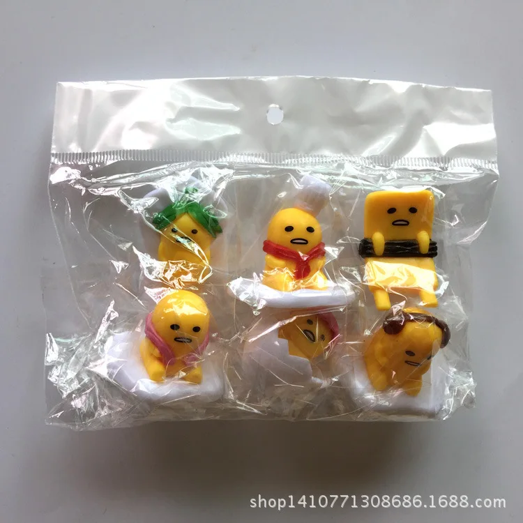 6-Yolk King Garage Kit Lazy Egg King Brother мини-модель украшения