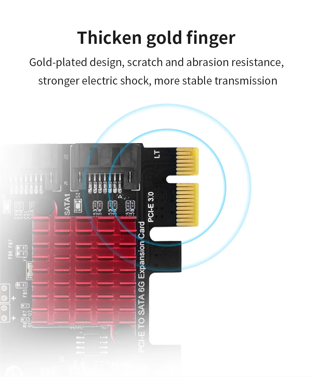 TISHRIC PCI-E SATA Controller Expansion Card - 6/8/10 Ports, ASM1166, PCI SATA3.0 Adapter Description Image.This Product Can Be Found With The Tag Names Adapter, Asm1166 6 ports, Asm1166 sata controller, Expansion card, Pci sata ide controller card