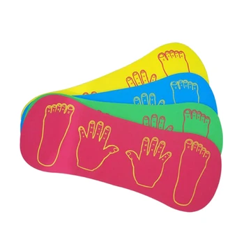 

Outdoor Sports Sense Training Equipment Foam Hands And Feet Cooperation Board Sports Game Toys For Children Gift 4Pcs/Set