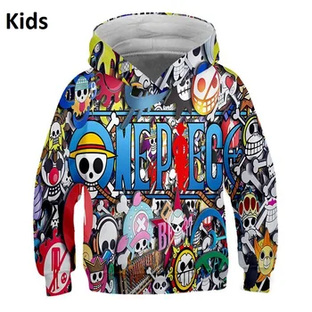 

2020 New Cartoon One Piece Anime Chlidren Cloth Set Kids 3d Print Hoodie Baby Girl Boy Hoodies Sweatshirts S-XXL 02