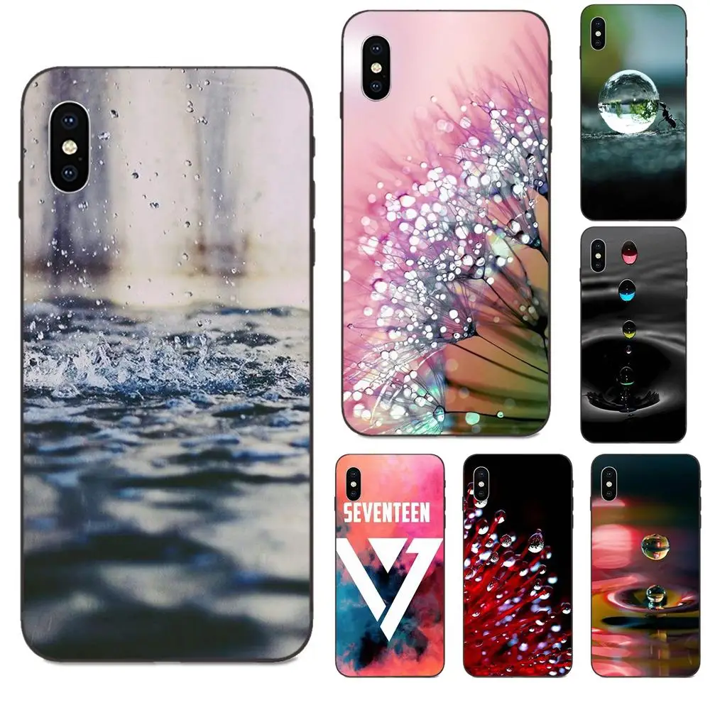 Photograph Water Drop Catcher For Apple iPhone 4 4S 5 5S SE 6 6S 7 8 11 Plus X XS Max XR Pro Soft TPU Covers Cases | Мобильные