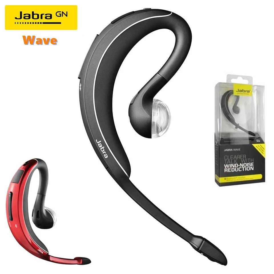 Jabra オリジナルのwavebluetoothヘッドセット ハンズフリーヘッドセット ワイヤレス ビジネスヘッドセット ステレオ 音声 Hd 車 Bluetooth イヤホン ヘッドホン Aliexpress