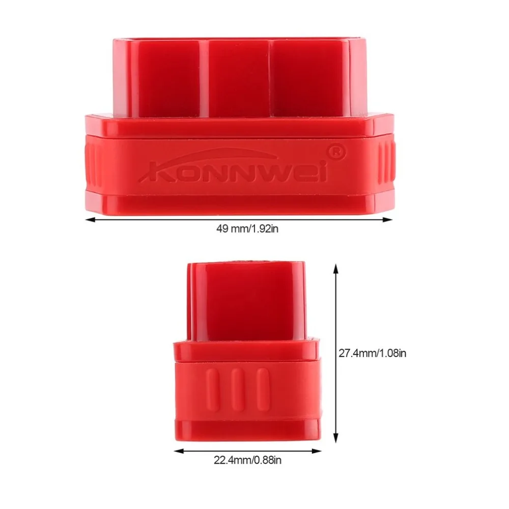 Konnwei KW901 ELM327 OBD2 интерфейс автомобильный диагностический инструмент с Bluetooth 3,0 автоматический OBDII Автомобильный диагностический инструмент неисправности сканер кода