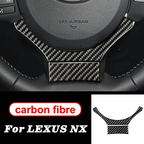 Аксессуары для LEXUS NX 300H200T LHD RHD, рулевое колесо на выходе, автомобильная дверная шестерня, декоративная панель из углеродного волокна, наклейки для внутренней отделки - Название цвета: Direction wire rod