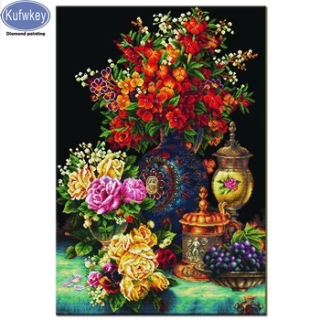 

Diamond Painting teapot flower fruit 5d Diamond Embroidery still life Diamond Sale Home Decoration New arrival 3d Pictures