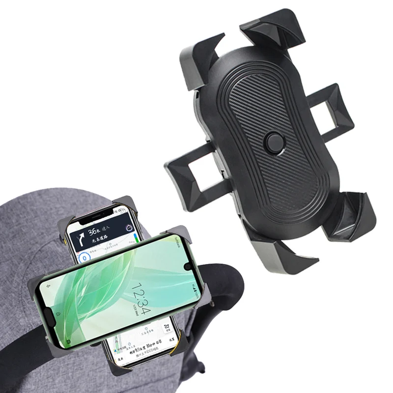 Accesorios para cochecito de bebé, soporte Universal para teléfono móvil, carrito giratorio 360 para bicicleta, dispositivo Gps para iPhone