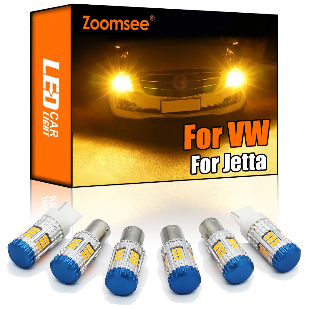 Zoomsee Canbus For VW Jetta Bora Vento MK4 MK5 MK6 IV V VI 1999-2016 No Hyper Flash Error Auto Lamp LED Turn Signal Light Bulb | Автомобили