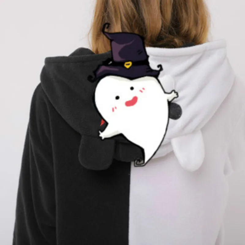 Комбинезон женский флисовый с мультяшным изображением медведя|Костюмы из