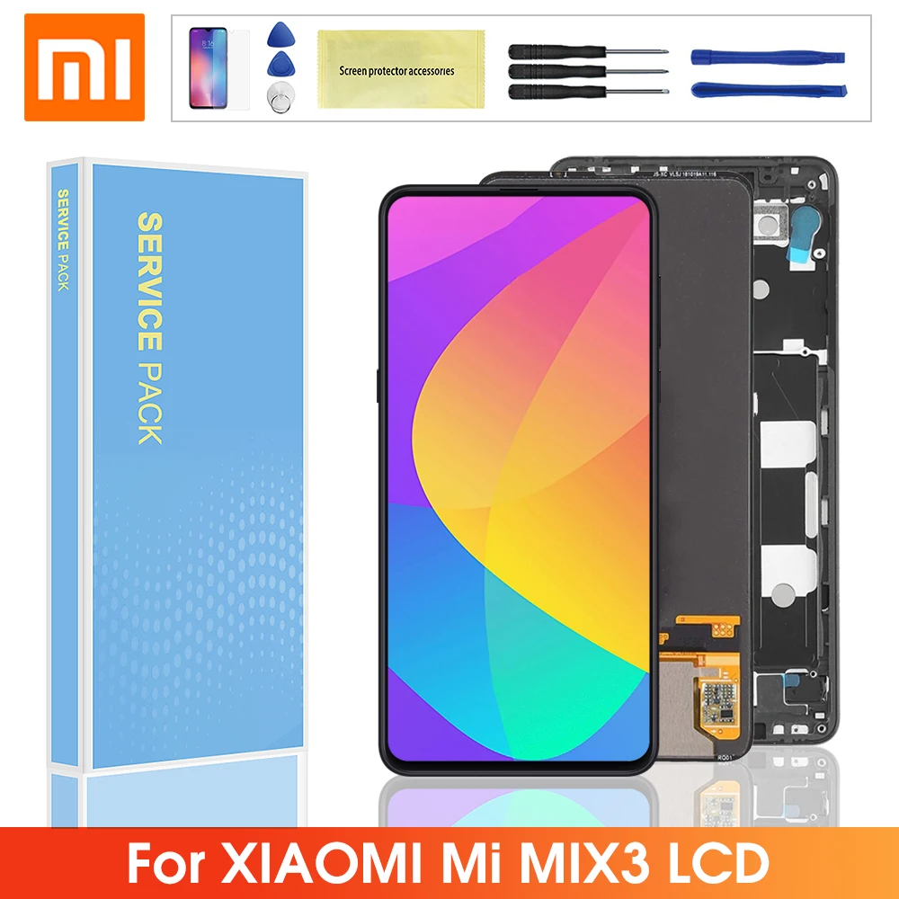 

Original LCD For Xiaomi Mi Mix 3 LCD Display Touch Screen Digitizer Assembly With Frame For Xiaomi Mi Mix3 Replacement