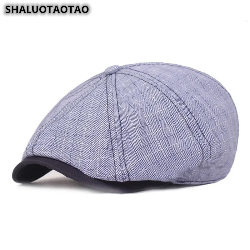 SHALUOTAOTAO тренд мужские осенние хлопковые льняные береты модный художник Snapback Кепка элегантная женская шапка для отдыха унисекс Новинка