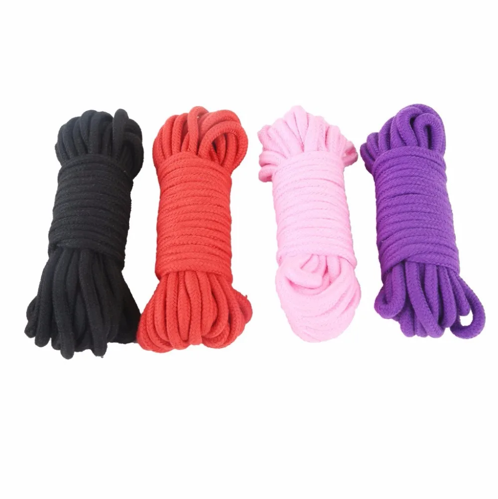 5M font b Sex b font Slave Bondage Rope Soft Cotton Knitted Rope BDSM Restraint font