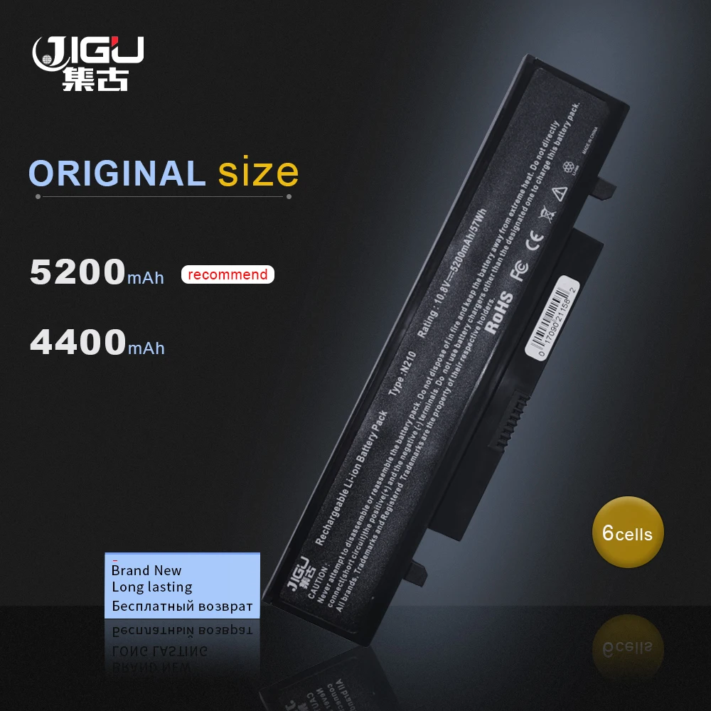 JIGU Laptop Battery For Samsung N210 NB30 X420 N220 X520 N145 NP-Q330-JS05RU NP-X418 N230-Storm | Компьютеры и офис