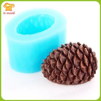

LX MOULD Big Pine Nuts Silicone Mold Chocolate Dry Pess Baking Pine Tower Ice Cream Mousse Cake Mould Soap Candle