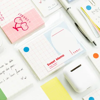 

Kawaii simple memo pad sugar wish list ins small fresh message memo kawaii stationery cute stationery