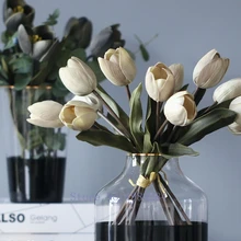 Скандинавские креативные стеклянные черные золотые прозрачные вазы цветочные композиции аксессуары современный дом гостиная декоративные украшения