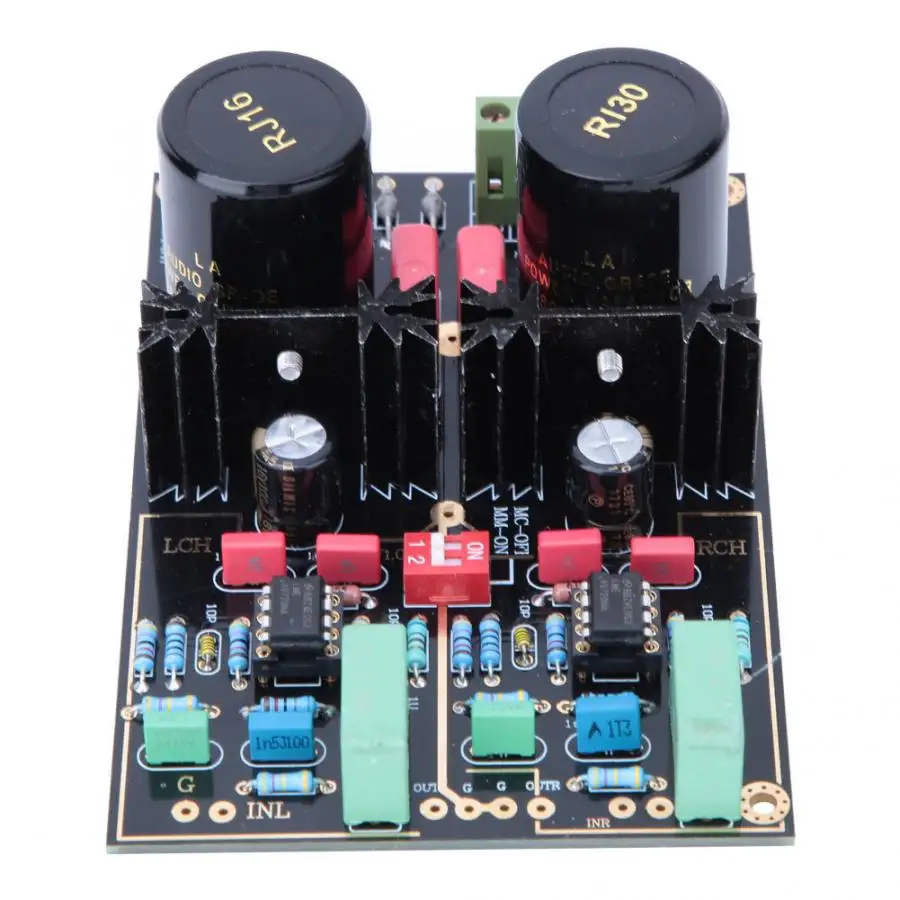 Мм/MC Phono HIFI усилитель законченный усилитель аудио двухканальный подходит для проигрывателя - Цвет: 49720Na