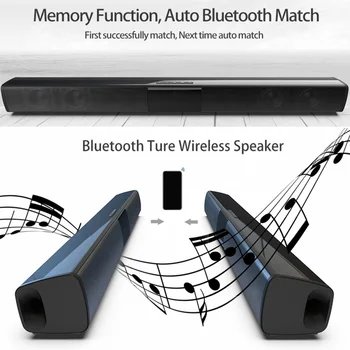 

Home Theater Remote Control Outdoor Powerful Bluetooth Speaker Sound Bar Indoor Portable Multifunction Rechargeable Wireless