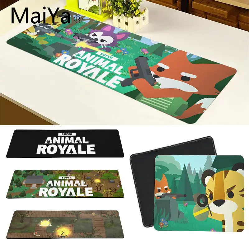 Высококачественный мягкий резиновый игровой коврик для мыши Maiya Super Animal