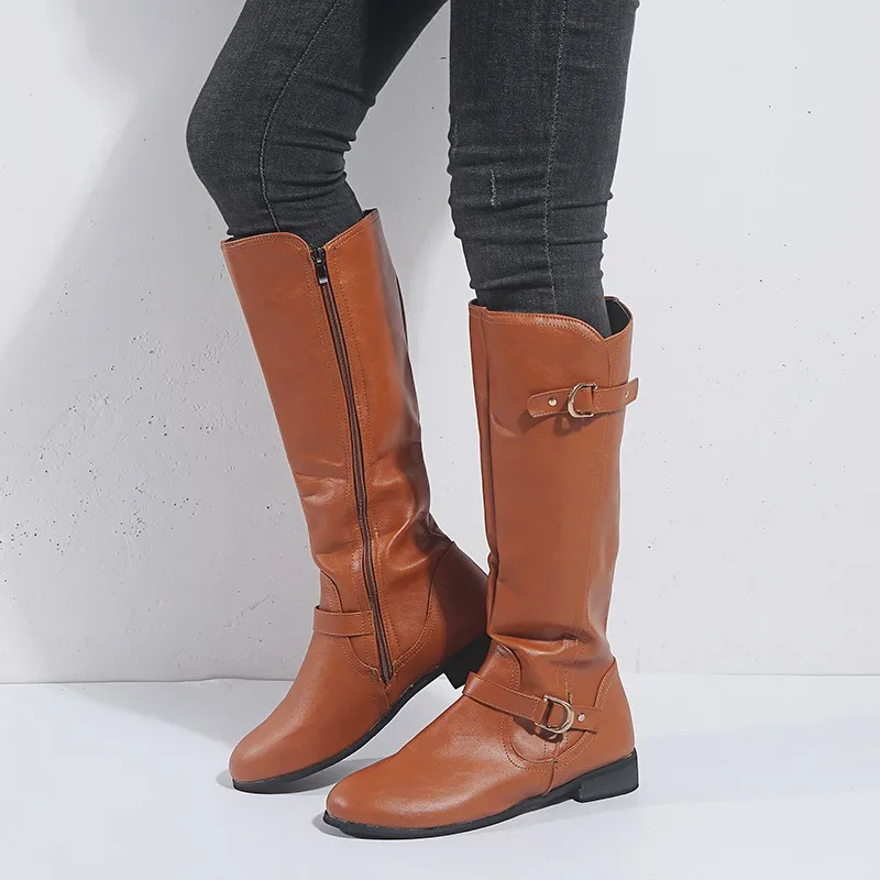 

Ladies Boots2019Autumn and Winter Models In The European and American Style Women's Boots Breathable, Wearable Wild Women'sBoots