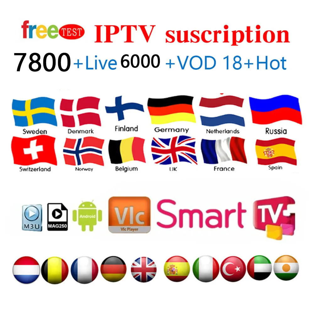 Европейский iptv 7800+ Прямая подписка Android коробка Европа для Испании Франция испанский Португалия итальянский Albania m3u MA9 Ssmart tv