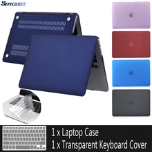 Чехол для ноутбука APPle MacBook Air Pro retina 11 12 13 15 mac Book 15,4 13,3 дюймов с сенсорной панелью+ чехол для клавиатуры