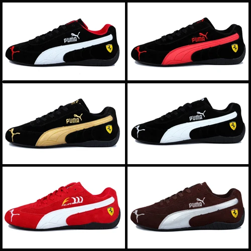 Мужские и женские беговые кроссовки Puma Ferrari Классическая замшевая спортивная