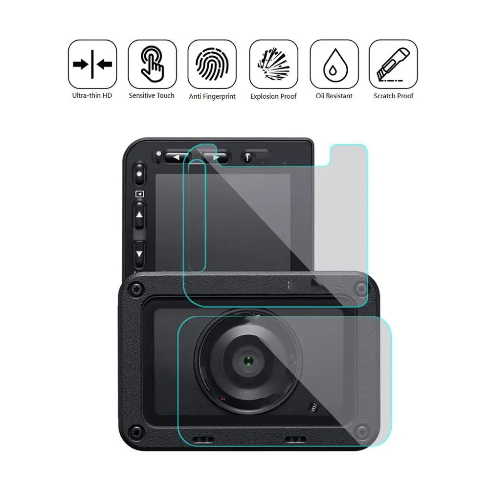 

Puluz Front Lens Display Rear Lcd Display Flexible Anti-Fingerprint Af Hd Film For Sony Rx0 Ii / Rx0